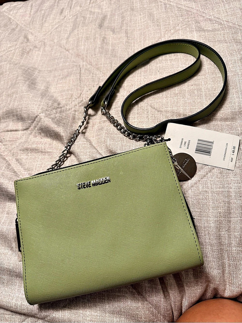 Steve Madden Green & Black Crossbody Bag